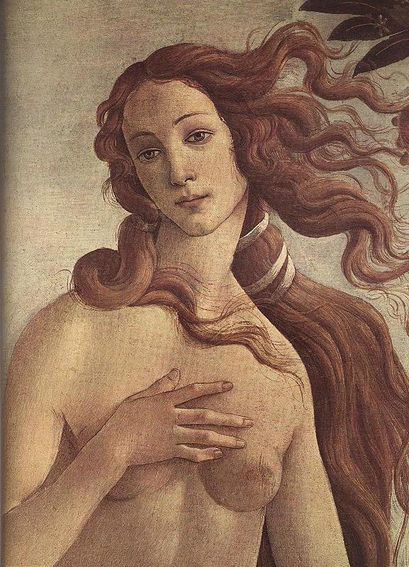BOTTICELLI, Sandro The Birth of Venus (detail) ff oil painting image